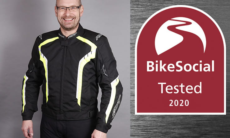If you’re riding your bike on a budget and looking for a waterproof, CE-approved textile jacket, the RST Axis could be the best option. Full review…